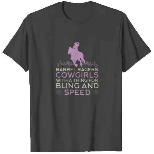 Barrel Racing Rodeo Girl Western Rodeo Gift T Shirts