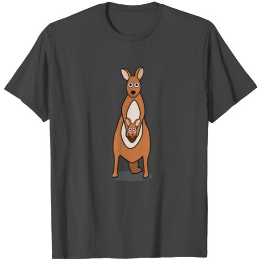 Kangaroo Cute Kangaroos With Pouch T Shirts