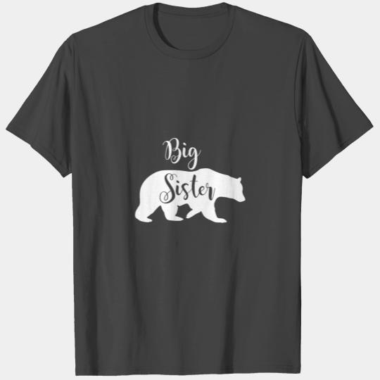 Big Sissy Sister Bear Sibling Gift T Shirts