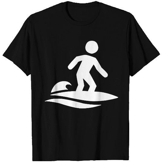 Surfing on the Waves T Shirts