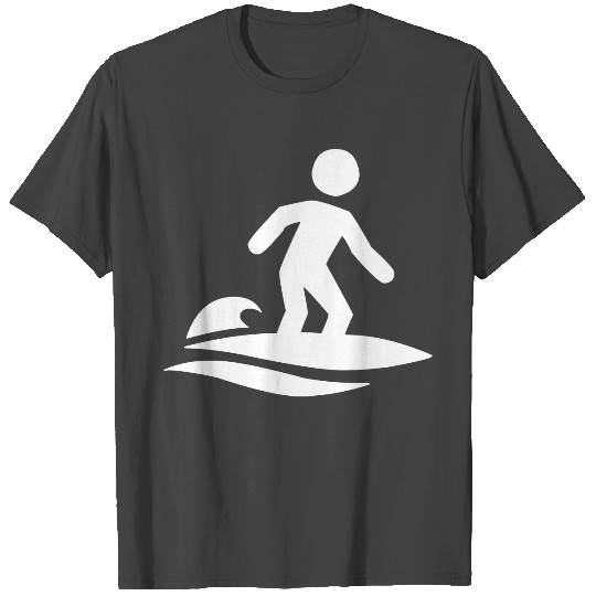 Surfing on the Waves T Shirts