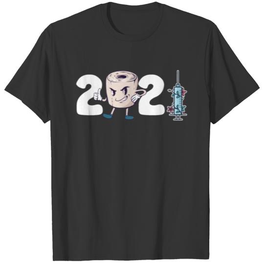 2021 covid new year shirt T-shirt