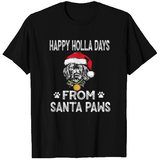 HAPPY HOLLA DAYS FROM SANTA PAWS T Shirts