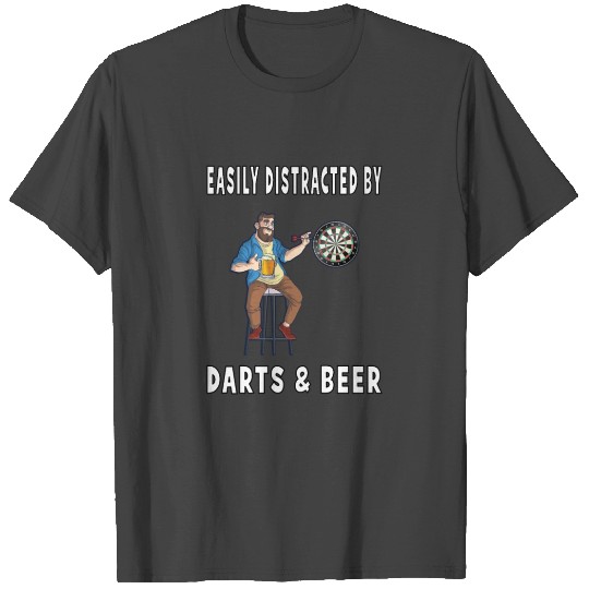 Bullseye Darts Throw Beer Pub Bar Dart Darts Sport T Shirts
