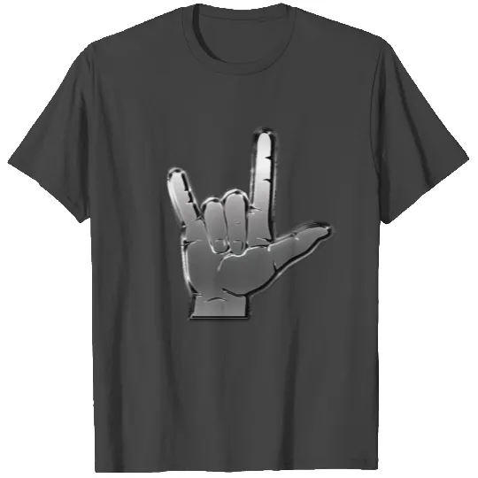 SILVER ASL I LUV U T Shirts
