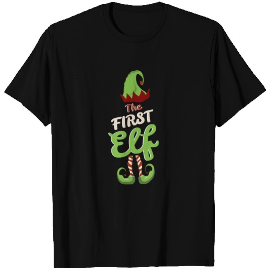 The First Elf Christmas Party Pajama T Shirts