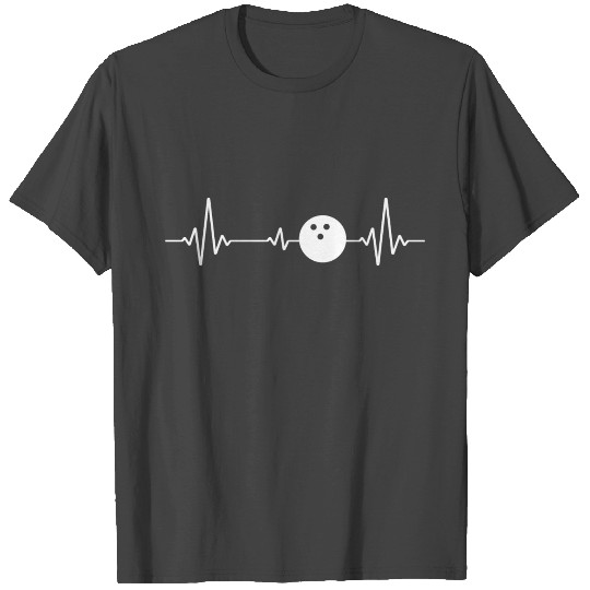 Bowling heartbeat bowler T Shirts