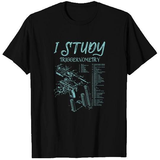 I Study Triggernometry On Back Outfit gift T Shirts