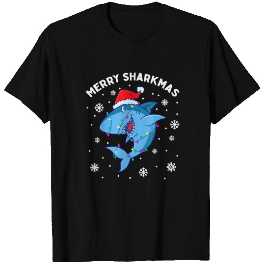 Merry Fishmas Santa Christmas Fishing Lover Gift T Shirts