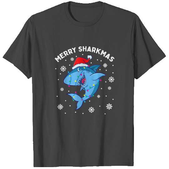 Merry Fishmas Santa Christmas Fishing Lover Gift T Shirts
