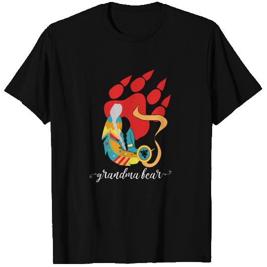Grandma Bear Native American T Shirts