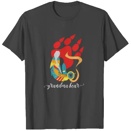 Grandma Bear Native American T Shirts