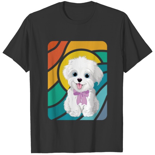 Cute Dog retro vintage T Shirts
