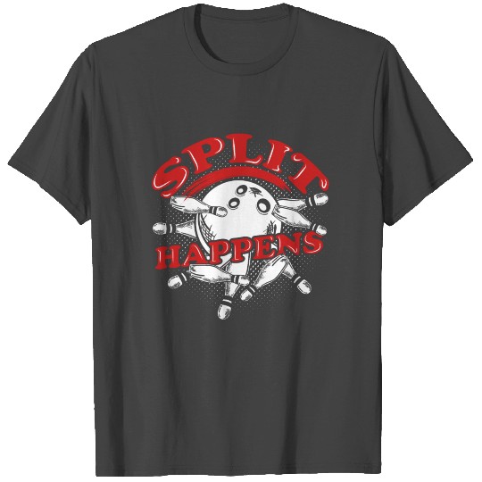 Bowling Strike Skittles Pin Bowling Hall Spare T Shirts
