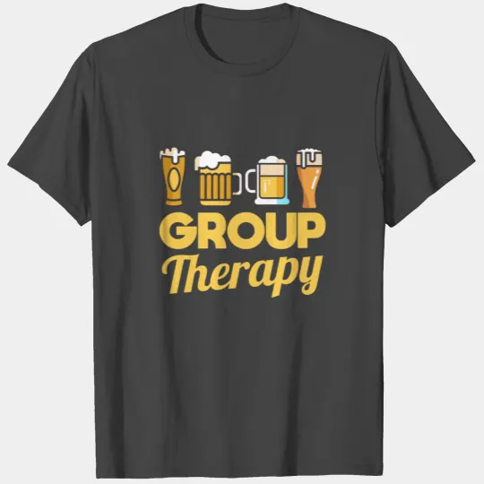 Group Therapy Gift Cocktail Drinking Group Party T Shirts