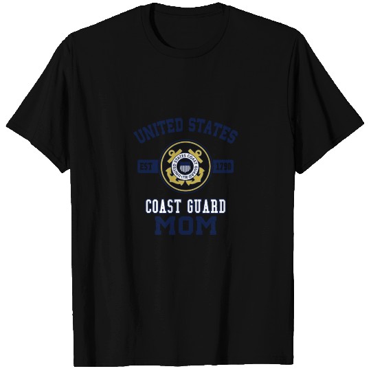 Proud Us Coast Guard Mom Military Pride T Shirts