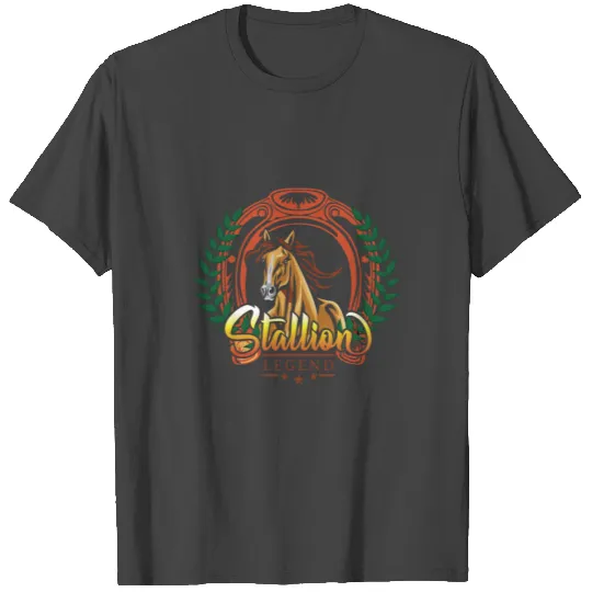 Horse horses pony stallion mare foal horseshoe T Shirts