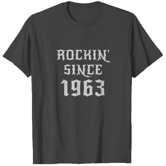 57 Year Old Classic Rock 1963 57th Birthday Gifts T Shirts