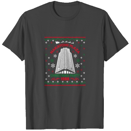 Nakatomi Plaza 1988 Christmas Party Ugly Christmas T Shirts