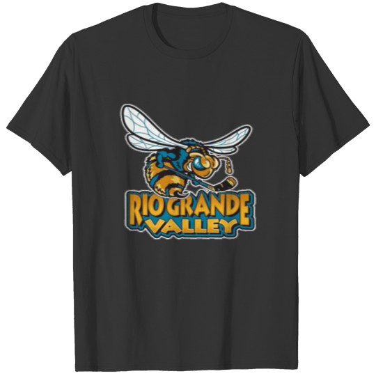 Rio Grande Valley Killer Bees Vintage Hockey Logo T Shirts