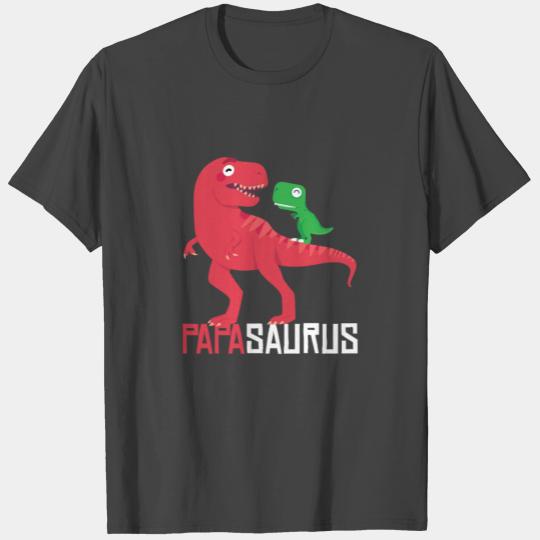 Papasaurus | Dino dinosaur reptiles Gifts T Shirts