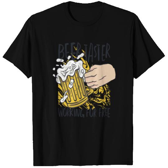 Cute Beer Taster motif Christmas lovers Alcohol T Shirts