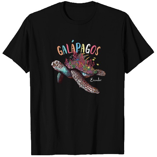 Coral Reef Islas Galapagos Islands Ecuador T Shirts