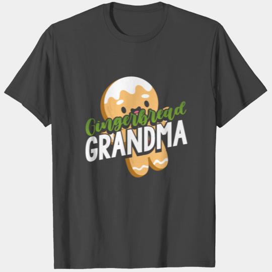 Gingerbread Grandma Cookie Lover Cute Family T Shirts