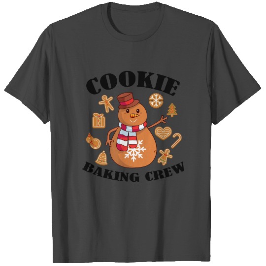 Cookie baking crew family winter gift T Shirts