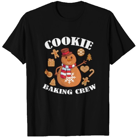 Cookie baking crew family winter gift T Shirts