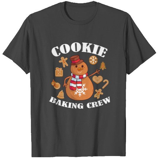 Cookie baking crew family winter gift T Shirts