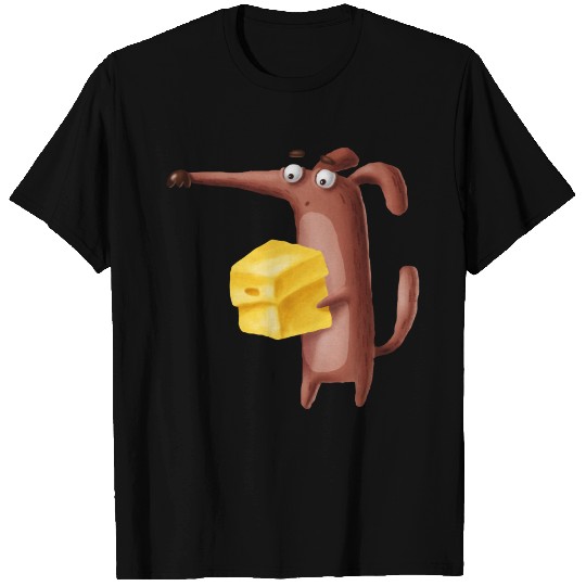 Cheesy Dog T Shirts