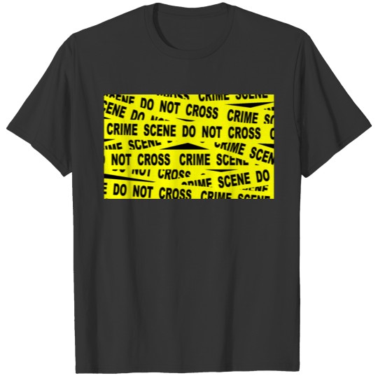 Crime Scene Tape T Shirts