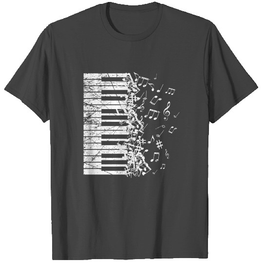 Piano Art Keyboard Artist Music Instrument T Shirts