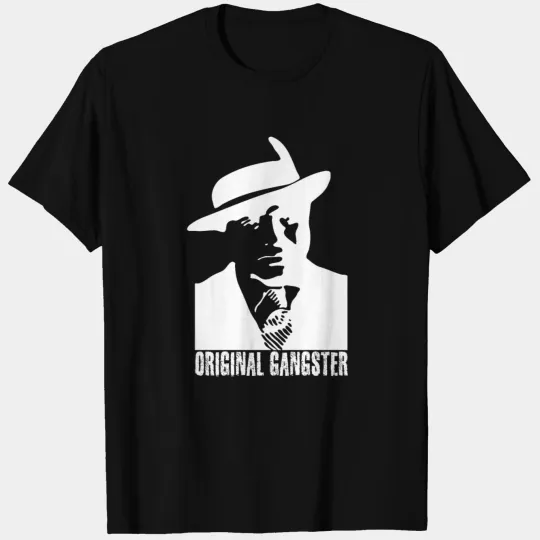 Al Capone silouette/photo with original ganster wr T Shirts