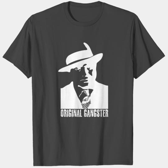 Al Capone silouette/photo with original ganster wr T Shirts