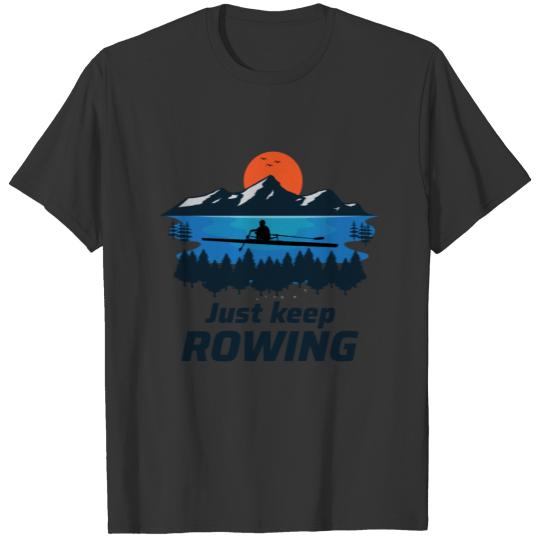 Crew Rowing Row Team Boat Oar Rower Funny Gift T Shirts