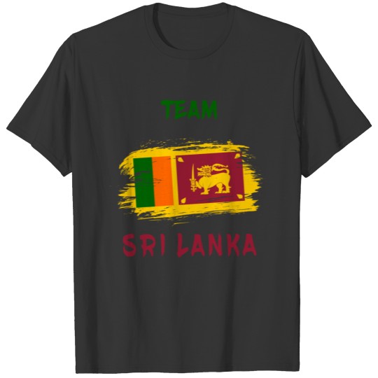 Sri Lanka Team Design T-shirt