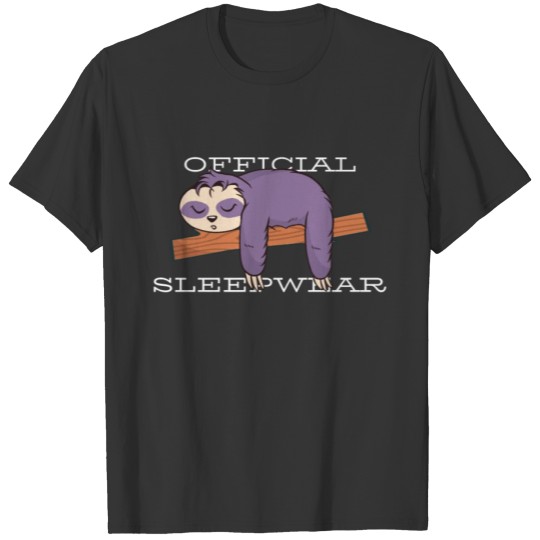 Official Sleepwear Sloth T Shirts