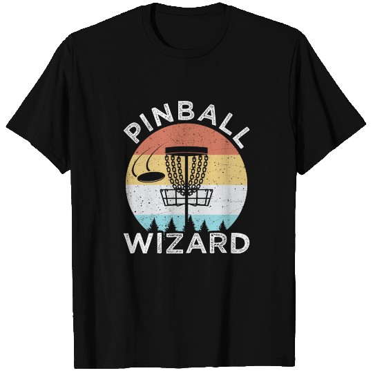 Pinball Wizard Funny Disc Golf Player Sports T Shirts