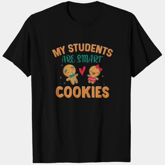 Kindergarten Teacher Christmas T Shirts- Smart Cookie