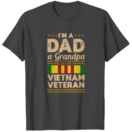 Dad Grandpa Vietnam Veteran Vintage T Shirts