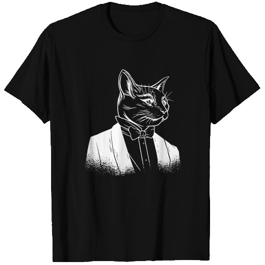 Cool Cat in Suit T Shirts