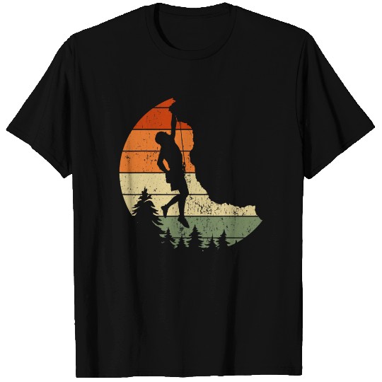 Retro Rock Climbing Vintage Climber T Shirts