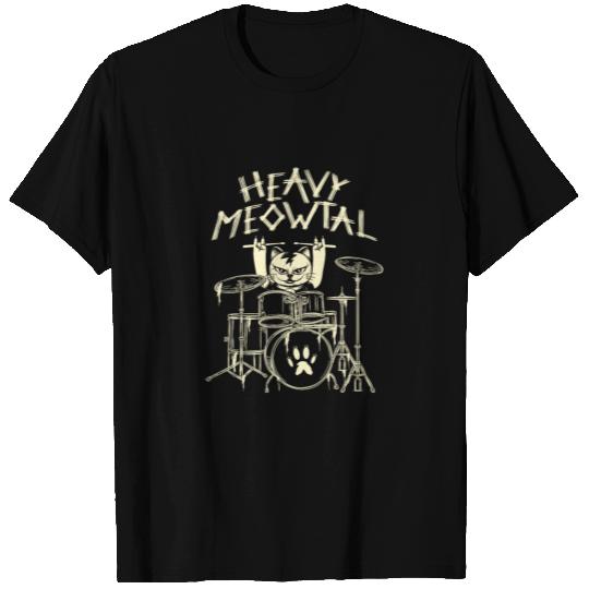Heavy Metal Headbanger... Drummer T Shirts
