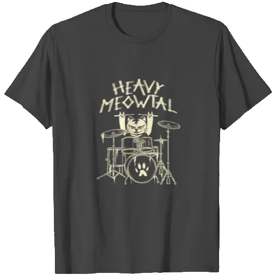 Heavy Metal Headbanger... Drummer T Shirts