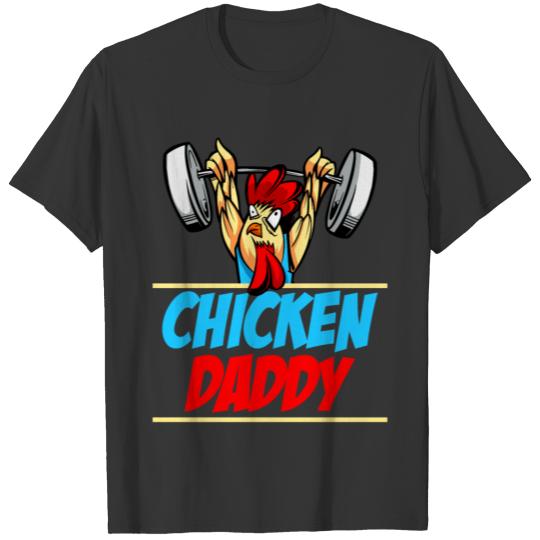 chicken dad hen whisperer birthday gift men T-shirt