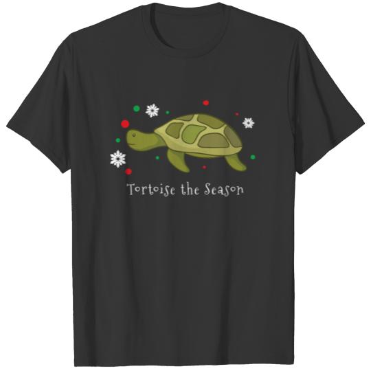 Turtoise the Season Christmas Cute Turtle Xmas T-shirt