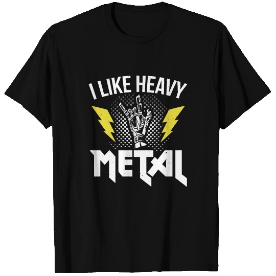 I like meavy metal Robotics Engeneering T Shirts