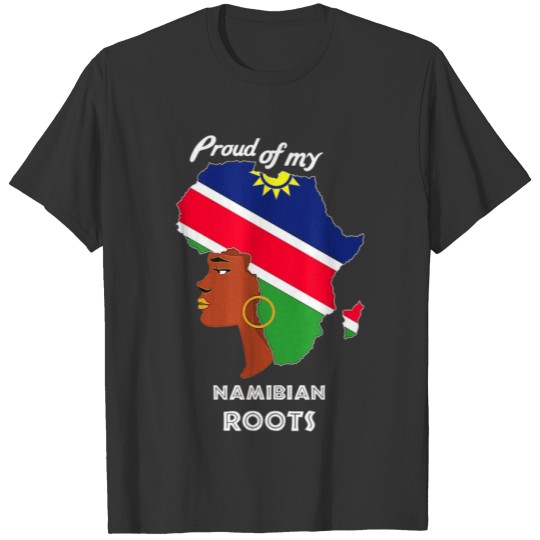 Proud Namibian Roots Black History Month Women s T T Shirts